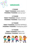 ilustracja do wpisu 
Tematy tygodniowe realizowane w naszej grupie: